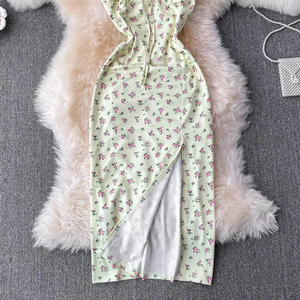 Chelsea Summer Drawstring Midi Dress - Image 6