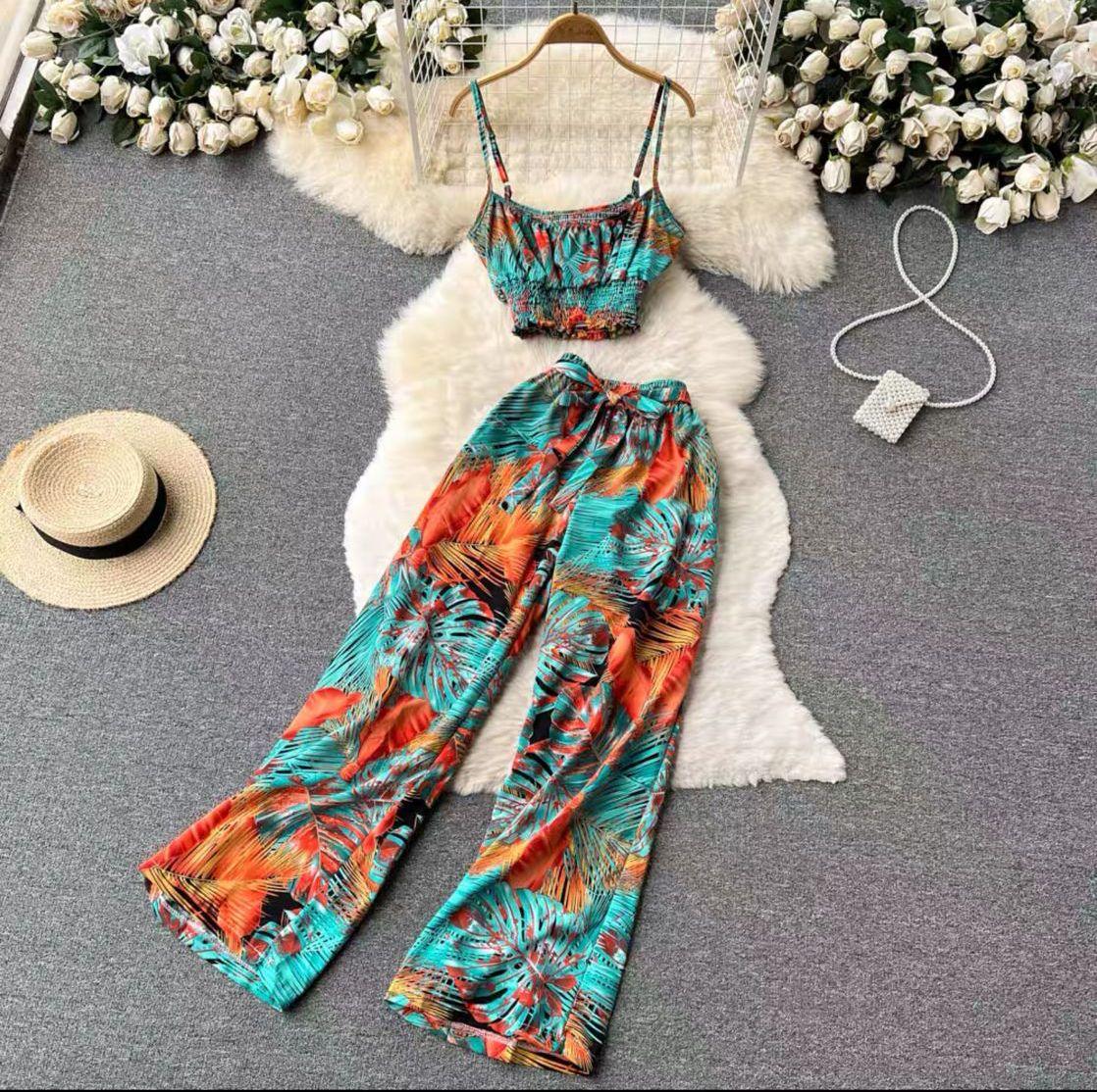 Lyanna Abstract Print Coord Set In Code 2 - Image 3