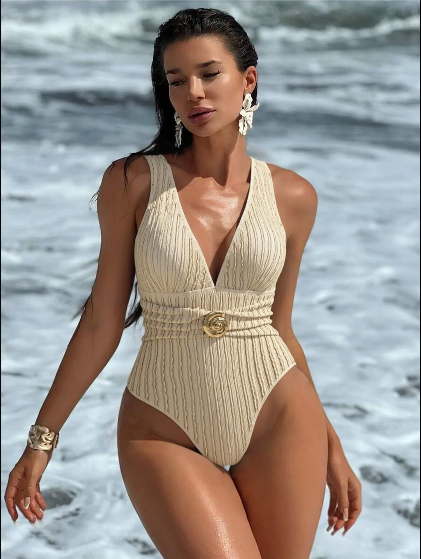 Selma Swimsuit With Sarong - Image 3