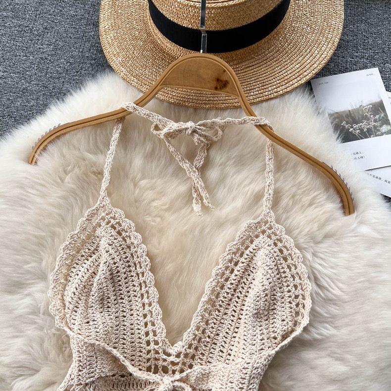 Sevilla Crochet Halterneck Top - Image 8