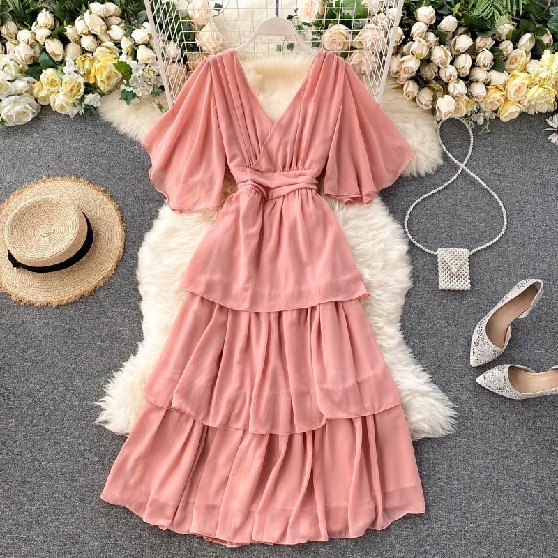 Taurel Flutter Sleeve Dress - Image 4