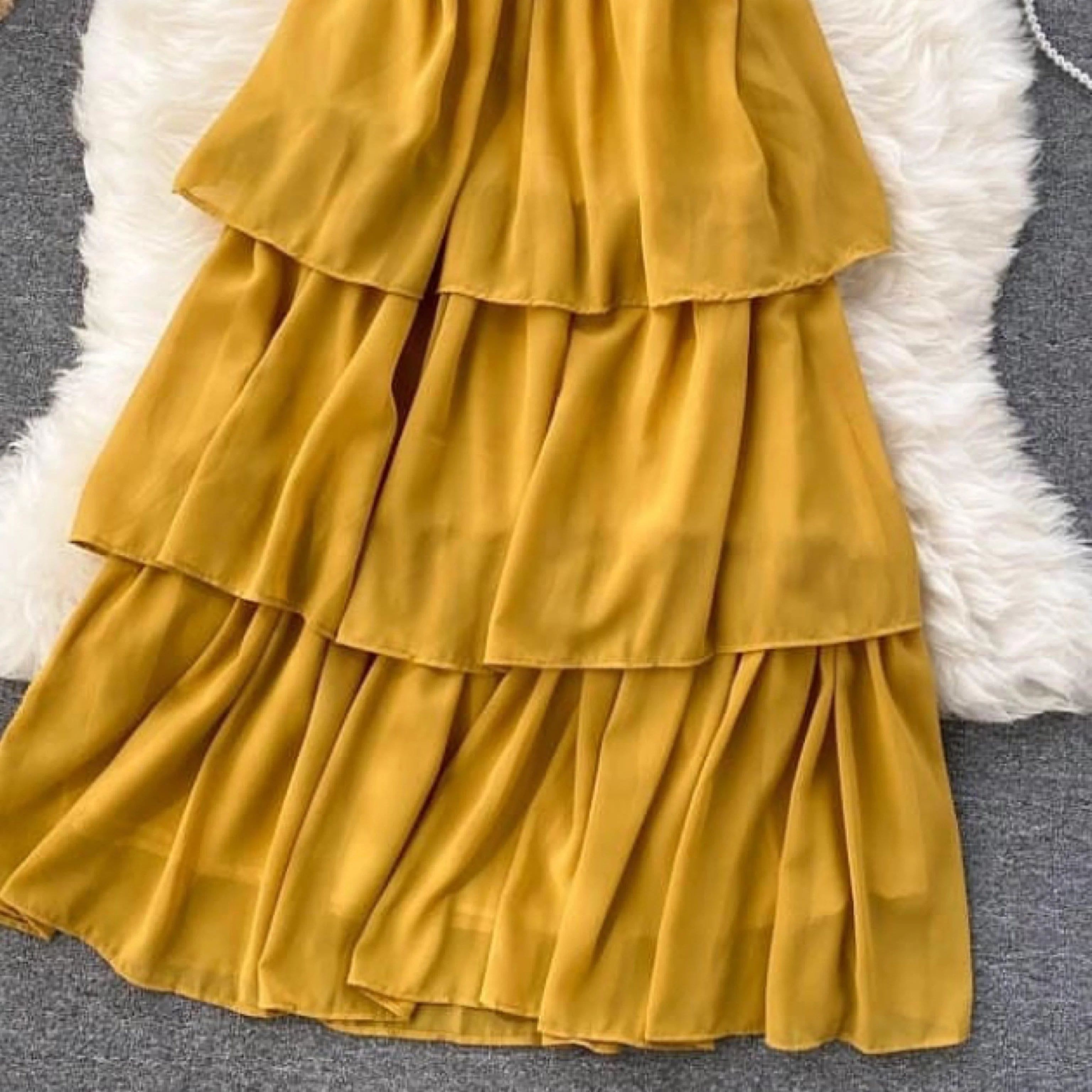 Taurel Flutter Sleeve Dress - Image 8